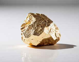 gold stone, gold nugget 1 piece of shiny golden stone