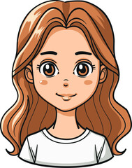 Illustrated Icons of Female Empowerment Vibrant Vector Artwork