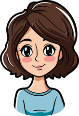 Vector Icons Symbolizing Female Strength and Empowerment