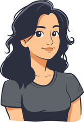 Vector Graphics Spotlighting Women Strength and Resilience