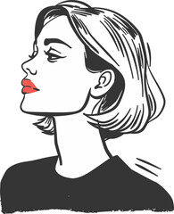 Portraits of Courage Vector Illustrations of Fearless Women