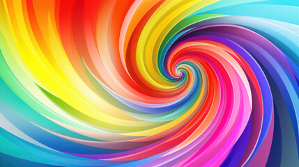 Psychedelic Rainbow Swirl motion energy pattern wallpaper
