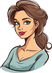 Empowering Women Vibrant Vector Illustrations of Strength and Courage