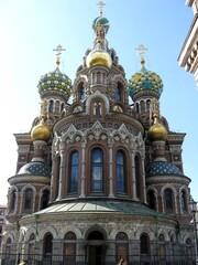 Fototapeta na wymiar sightseeing interesting views in Saint Petersburg Russia