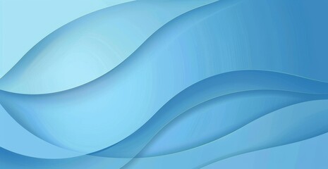 Fluid blue gradient background with abstract wavy lines, creating a sense of serene motion and modern elegance.