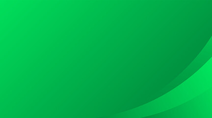 Minimal modern green gradient background with dynamic curve composition. Vector illustration
