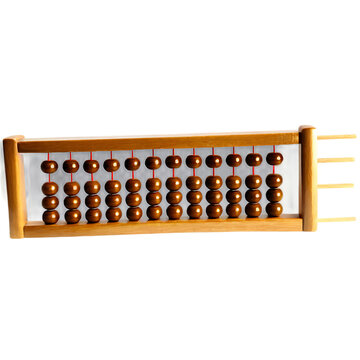 Traditional Chinese abacus, isolated on transparent background Transparent Background Images 