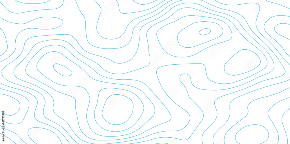 Poster abstract design seamless pattern with line topographic map. geographic mountain relief. retro topogr
