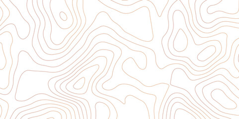 Abstract design seamless pattern with line topographic map. geographic mountain relief. retro topographic map. geographic contour map grid backdrop paper texture. terrain path isolated on background.