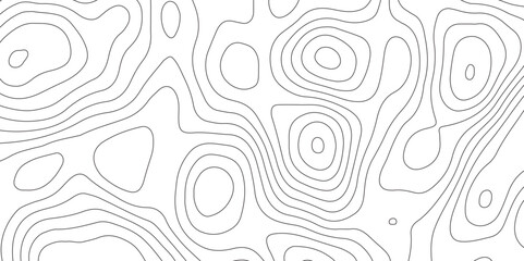 Abstract design seamless pattern with line topographic map. geographic mountain relief. retro topographic map. geographic contour map grid backdrop paper texture. terrain path isolated on background.