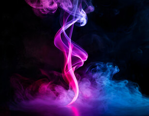 smoke abstraction color aesthetic background neon colors