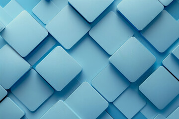 Techie blue background with rounded squares, digital elegance, modern design