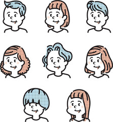 笑顔のイラスト