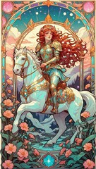 fantasy goddess illustration