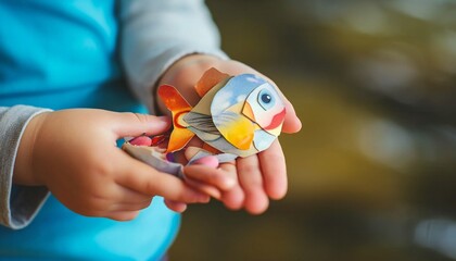 Child's Creative Paper Fish