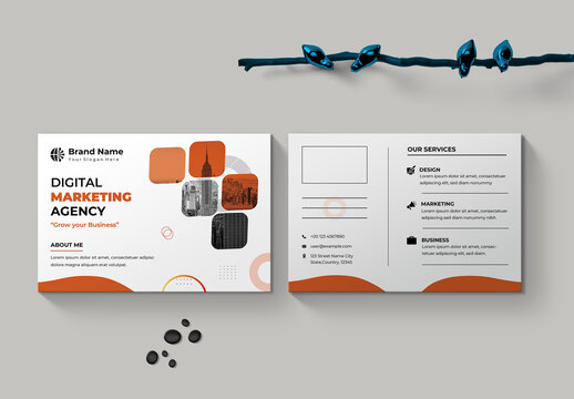 Corporate Post Card Template