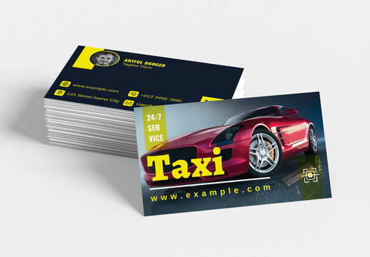 Taxi Business Card Template