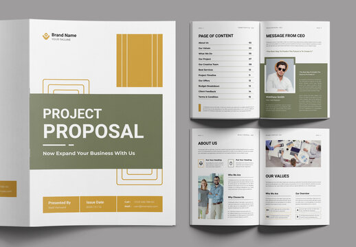 Project Proposal Template Design