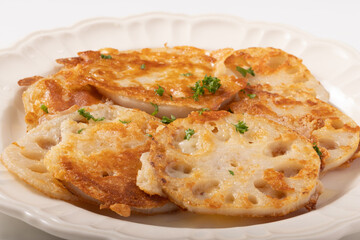 レンコンのチーズ焼き