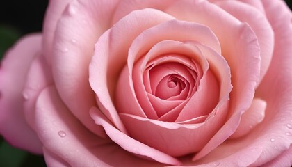 Pink rose background, flower macro shot