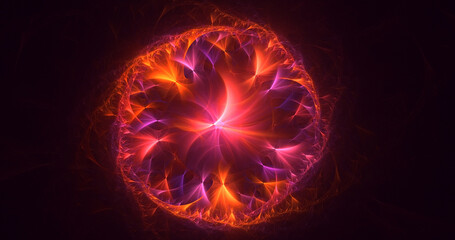 3D manual rendering abstract round hole light background. Its not AI Generatd illustration.