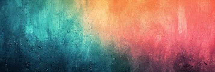 Watercolor Background with Gradient Transition - obrazy, fototapety, plakaty