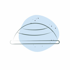 Icon Hat. related to Ramadan symbol. Color Spot Style. simple design editable. simple illustration