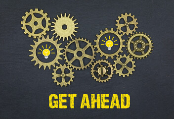 get ahead	