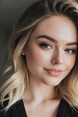 Obraz premium beautiful woman, perfect body, analog photograph, professional fashion photoshoot, hyperrealistic