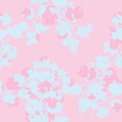 Pastel Abstract Floral Seamless Pattern Design