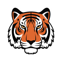 Hand drawn Tiger vector illustration and Logo