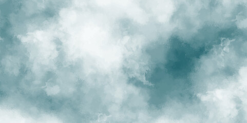 Abstract blue watercolor natural clouds and smoke. Elegant vintage grunge background texture. Old grunge design cement wall texture. Soft white vintage or antique distressed texture. 