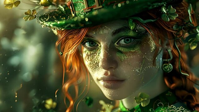 Many people don costumes and accessories such as leprechaun hats and fourleaf clover headbands to add to the festive spirit.