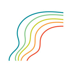 Abstract Line Rainbow
