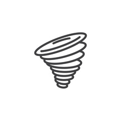 Tornado line icon