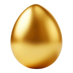Golden egg isolated on transparent background Remove png, Clipping Path, pen tool