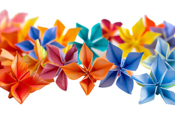 Colorful Flowers Beauty Isolated On Transparent Background