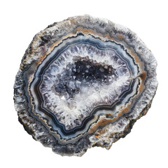 Geode isolated on transparent background