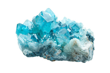 Hydrozincite Beauty of Geology Isolated On Transparent Background