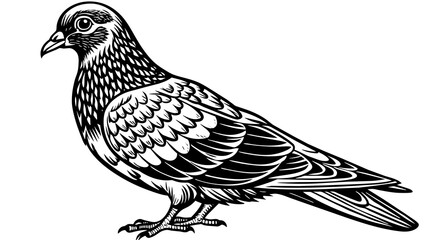 Fototapeta premium Flying Bird and svg file