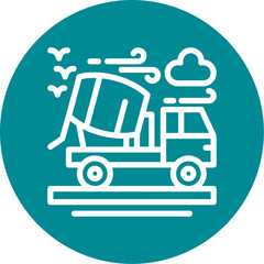 Cement truck Icon