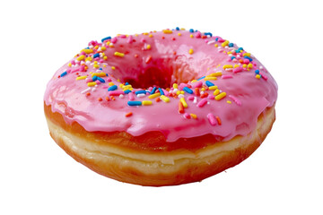 Sweet Donut Isolated On Transparent Background
