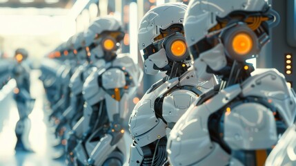 Autonomous Robotic Agents in Formation, Ideal for AI Development Articles