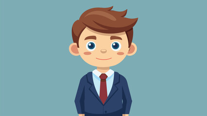 cartoon business man