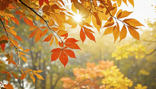 Abstract autumn background colorful background