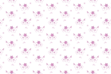 Poster 花柄のパターン © kiyomi