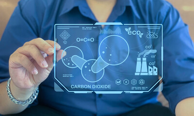 Environment. Crystal ball on moss in green forest. there is a symbolic icon Inclusive Environment, Ecology, Earth Day, Forest Conservation, CSR, ESG, NET ZERO