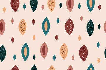 Abstract seamless pattern with geometric shapes. Creative design of fabric, cover, wallpaper.