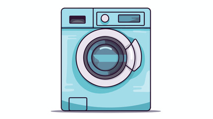Washing machine icon vector illustration symbol desi