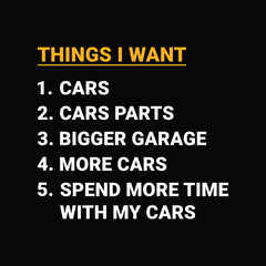 Things i want 